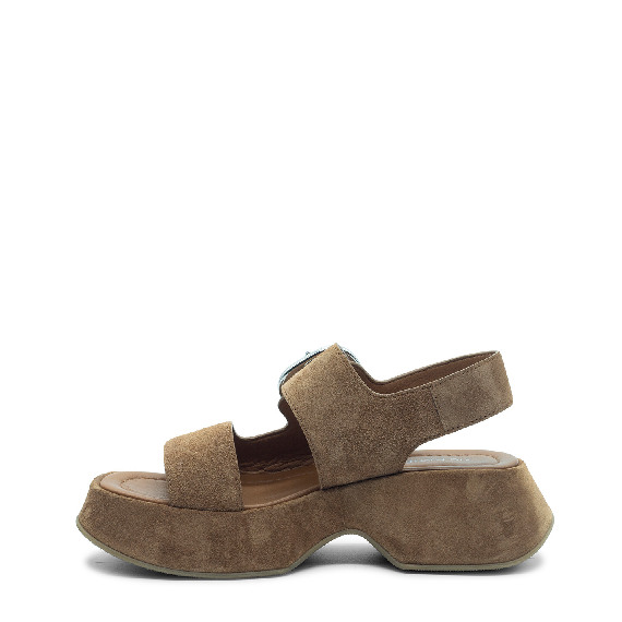 Mini Yoko sandal bands in soft leather split calfskin