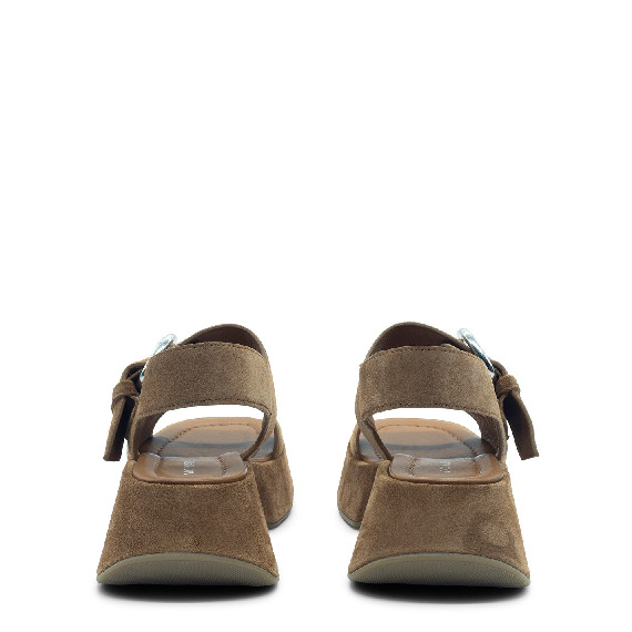 Mini Yoko sandal bands in soft leather split calfskin