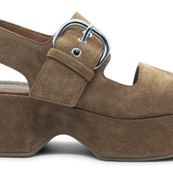 Mini Yoko sandal bands in soft leather split calfskin