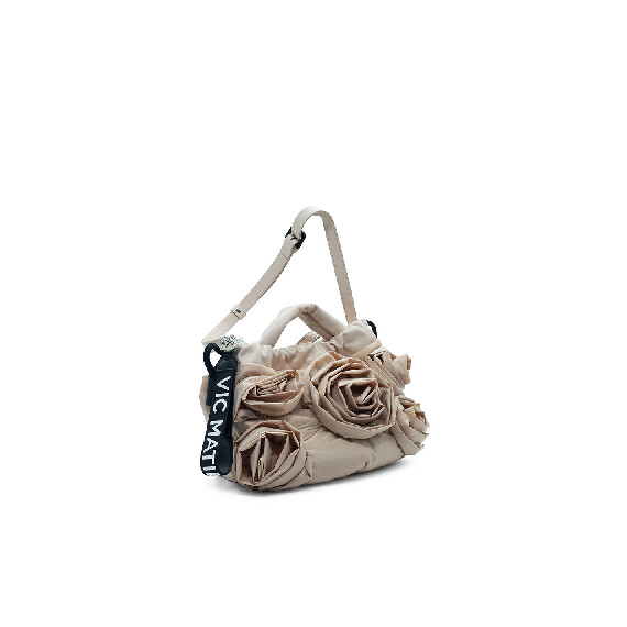 Rose Small<br />Small bag with roses on the front in powder pink