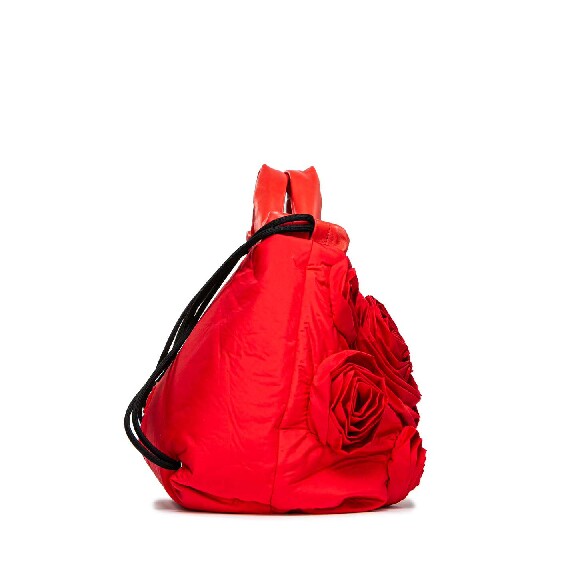 Rose Big<br />Maxi bag with roses on the front in red