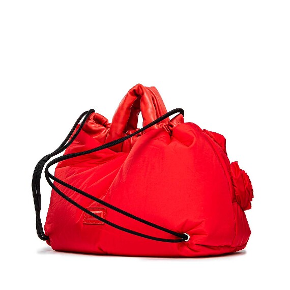 Rose Big<br />Maxi bag with roses on the front in red