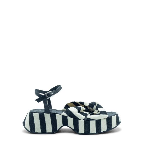 Mini Yoko sandalo marine nero/bianco