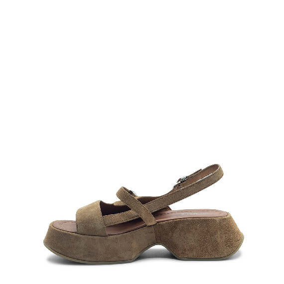 Mini Yoko leather sandal