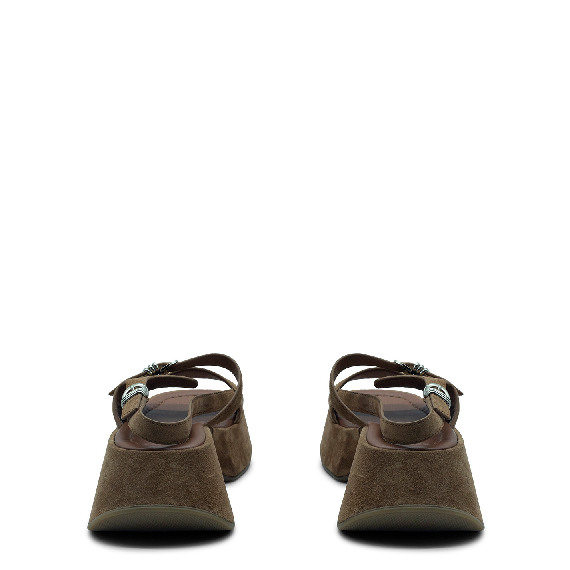 Mini Yoko leather sandal