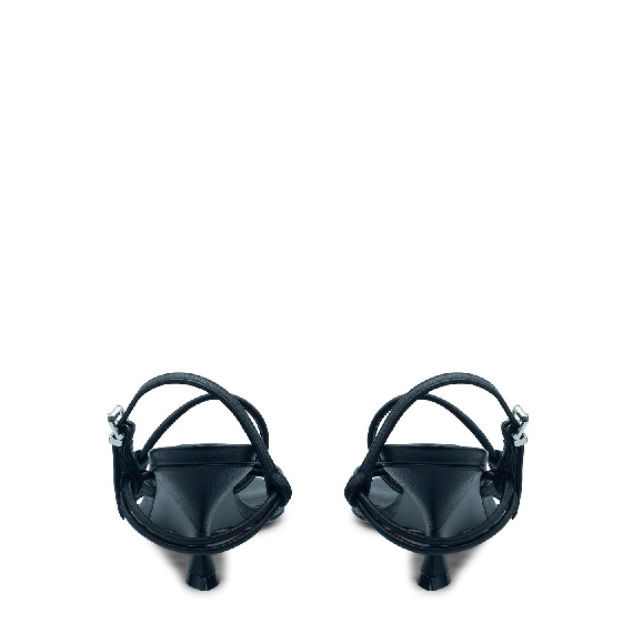 Swam open sandalo asimmetrico nero