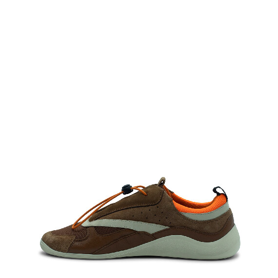 Ondina sneakers leather/ecru/orange