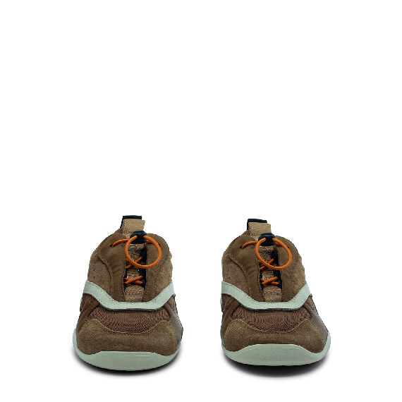Ondina sneakers leather/ecru/orange