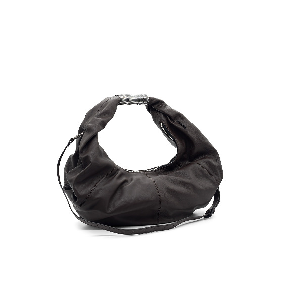 Hope<br/>Dark brown hobo bag  