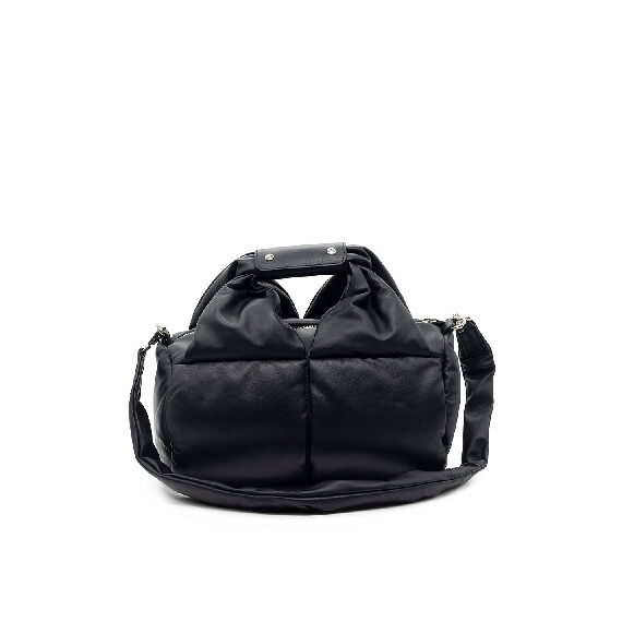 Lana<br/>Bauletto medio trapunta nero