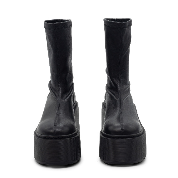 F20 Zeppa Stripy – Black ankle boot  