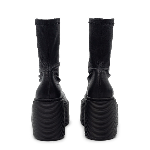 F20 Zeppa Stripy – Black ankle boot  