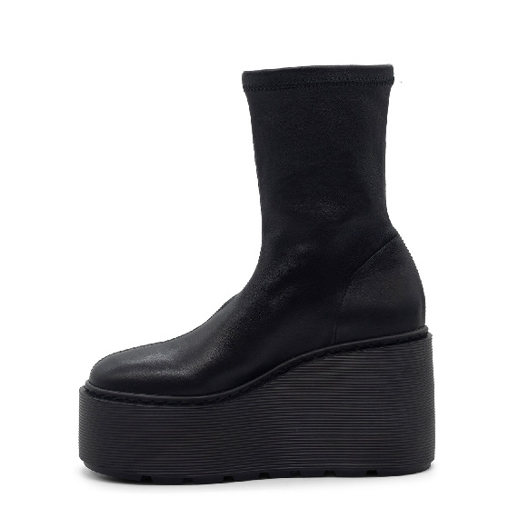 F20 Zeppa Stripy – Black ankle boot  