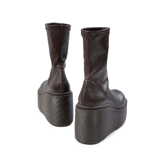 F20 Zeppa Stripy – Dark brown ankle boot  