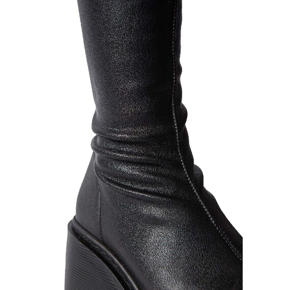 F20 Zeppa Stripy – Black cuissardes boot  