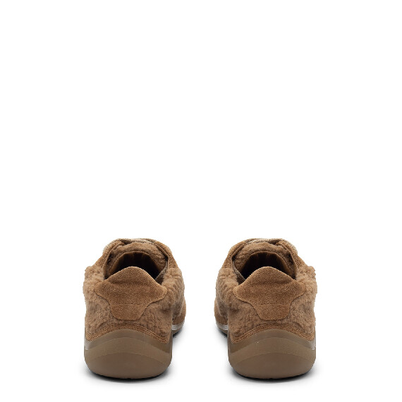 G32 Ondina – Siena brown plush lace-up shoe  