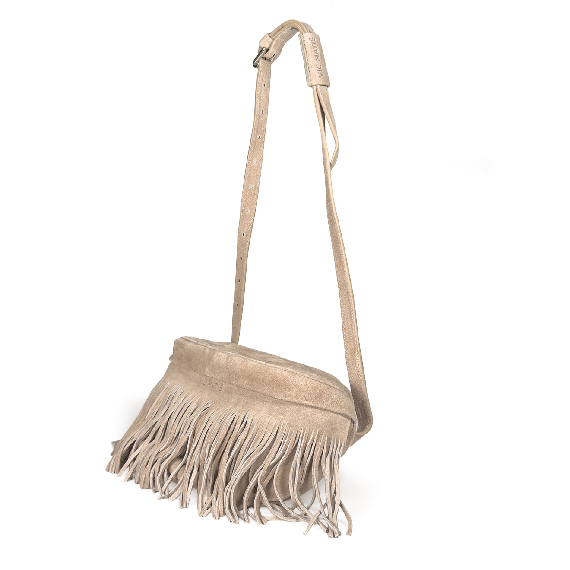 Maris<br>Fringed belt bag mud