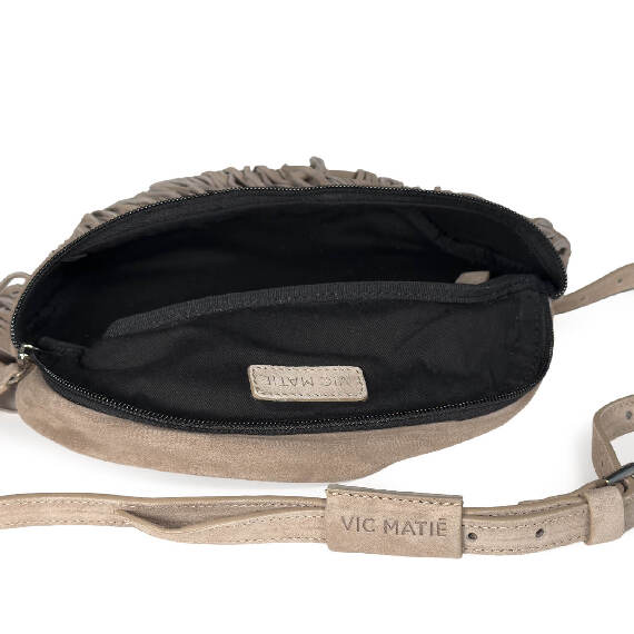 Maris<br>Fringed belt bag mud