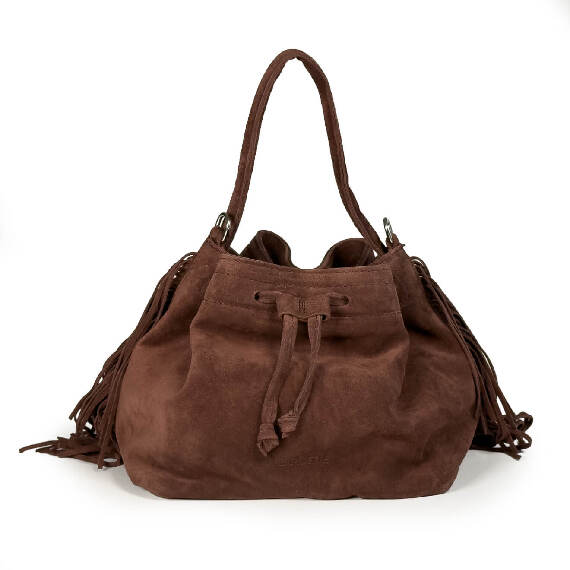 Naima<br>Bucket bag chestnut