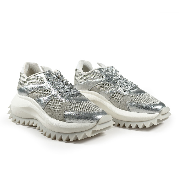D22 Running<br>Lace-up sneaker silver/grey