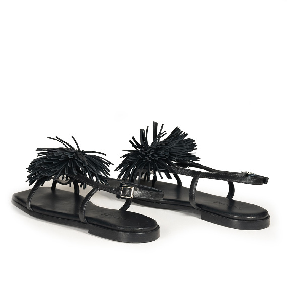 G42_Square open_Infradito nero