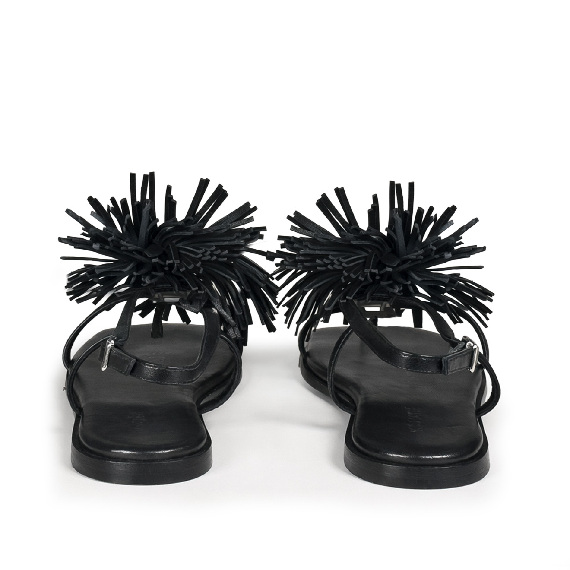 G42_Square open_Infradito nero