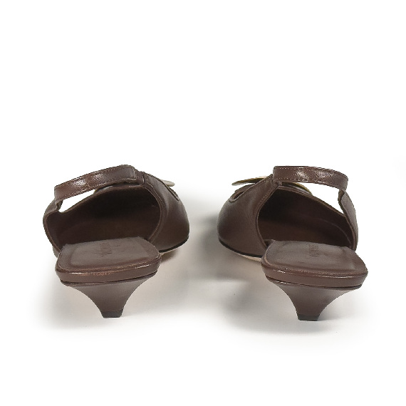 K20_Kitty<br>Chanel slingback brown