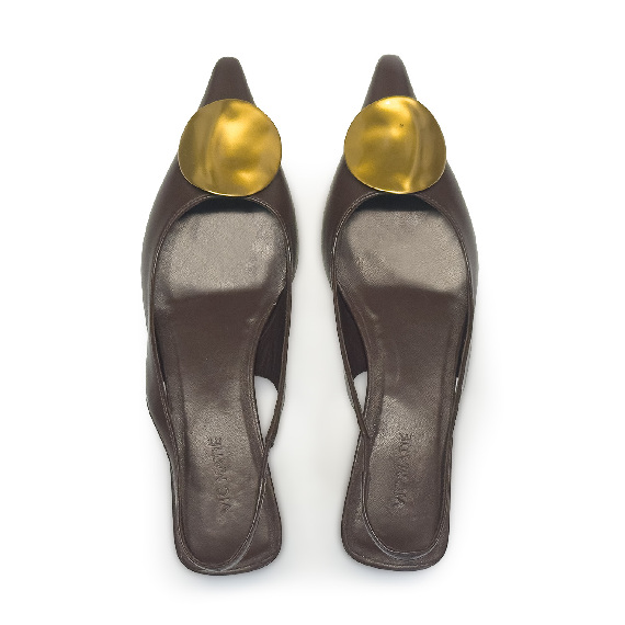 K20_Kitty<br>Chanel slingback brown